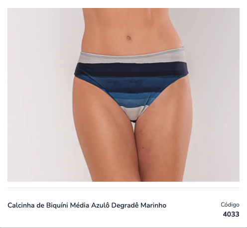 Calcinha Degradê Marinho