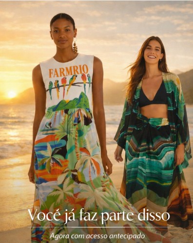 Editorial Farm Rio na praia